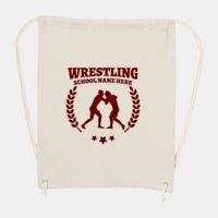 10 Ounce Cotton Canvas Drawstring Backpack Thumbnail