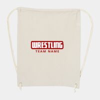 10 Ounce Cotton Canvas Drawstring Backpack Thumbnail