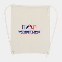 10 Ounce Cotton Canvas Drawstring Backpack Thumbnail