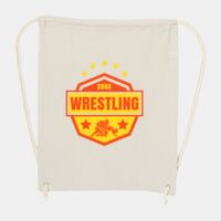 10 Ounce Cotton Canvas Drawstring Backpack Thumbnail