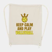 10 Ounce Cotton Canvas Drawstring Backpack Thumbnail