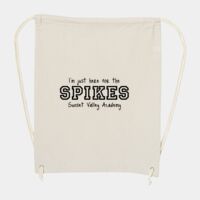 10 Ounce Cotton Canvas Drawstring Backpack Thumbnail