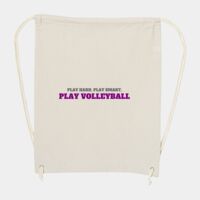 10 Ounce Cotton Canvas Drawstring Backpack Thumbnail