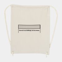 10 Ounce Cotton Canvas Drawstring Backpack Thumbnail