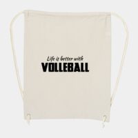 10 Ounce Cotton Canvas Drawstring Backpack Thumbnail