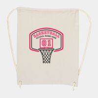 10 Ounce Cotton Canvas Drawstring Backpack Thumbnail