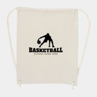 10 Ounce Cotton Canvas Drawstring Backpack Thumbnail