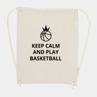 10 Ounce Cotton Canvas Drawstring Backpack Thumbnail