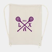 10 Ounce Cotton Canvas Drawstring Backpack Thumbnail