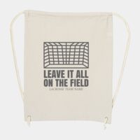 10 Ounce Cotton Canvas Drawstring Backpack Thumbnail