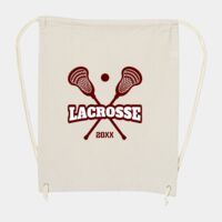 10 Ounce Cotton Canvas Drawstring Backpack Thumbnail