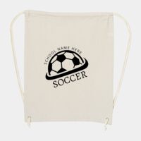 10 Ounce Cotton Canvas Drawstring Backpack Thumbnail