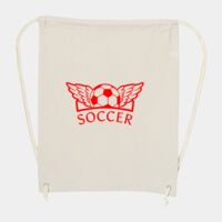 10 Ounce Cotton Canvas Drawstring Backpack Thumbnail