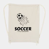 10 Ounce Cotton Canvas Drawstring Backpack Thumbnail