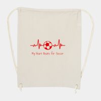 10 Ounce Cotton Canvas Drawstring Backpack Thumbnail