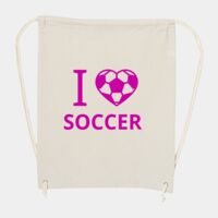 10 Ounce Cotton Canvas Drawstring Backpack Thumbnail