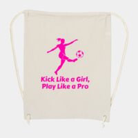 10 Ounce Cotton Canvas Drawstring Backpack Thumbnail