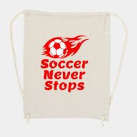 10 Ounce Cotton Canvas Drawstring Backpack Thumbnail