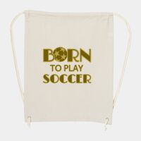 10 Ounce Cotton Canvas Drawstring Backpack Thumbnail