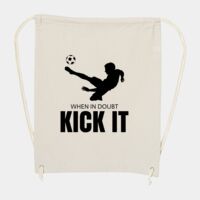 10 Ounce Cotton Canvas Drawstring Backpack Thumbnail