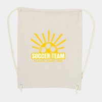 10 Ounce Cotton Canvas Drawstring Backpack Thumbnail