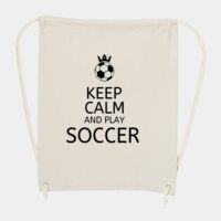 10 Ounce Cotton Canvas Drawstring Backpack Thumbnail