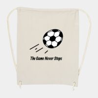 10 Ounce Cotton Canvas Drawstring Backpack Thumbnail