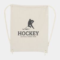 10 Ounce Cotton Canvas Drawstring Backpack Thumbnail