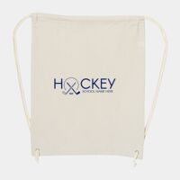 10 Ounce Cotton Canvas Drawstring Backpack Thumbnail