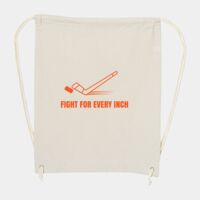 10 Ounce Cotton Canvas Drawstring Backpack Thumbnail