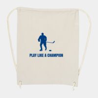 10 Ounce Cotton Canvas Drawstring Backpack Thumbnail