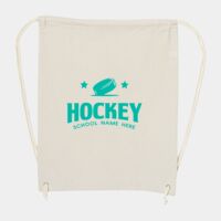 10 Ounce Cotton Canvas Drawstring Backpack Thumbnail