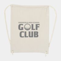 10 Ounce Cotton Canvas Drawstring Backpack Thumbnail