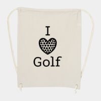 10 Ounce Cotton Canvas Drawstring Backpack Thumbnail