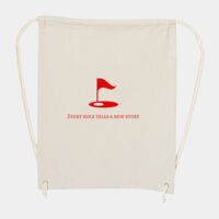 10 Ounce Cotton Canvas Drawstring Backpack Thumbnail