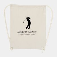 10 Ounce Cotton Canvas Drawstring Backpack Thumbnail