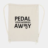 10 Ounce Cotton Canvas Drawstring Backpack Thumbnail