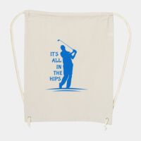 10 Ounce Cotton Canvas Drawstring Backpack Thumbnail