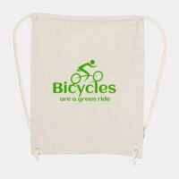 10 Ounce Cotton Canvas Drawstring Backpack Thumbnail