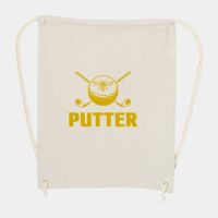 10 Ounce Cotton Canvas Drawstring Backpack Thumbnail