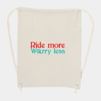 10 Ounce Cotton Canvas Drawstring Backpack Thumbnail