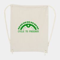 10 Ounce Cotton Canvas Drawstring Backpack Thumbnail