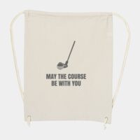 10 Ounce Cotton Canvas Drawstring Backpack Thumbnail