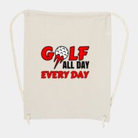 10 Ounce Cotton Canvas Drawstring Backpack Thumbnail