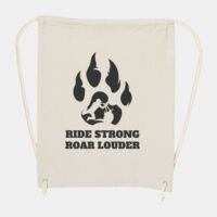 10 Ounce Cotton Canvas Drawstring Backpack Thumbnail