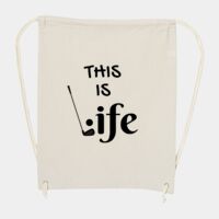 10 Ounce Cotton Canvas Drawstring Backpack Thumbnail