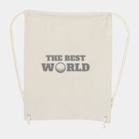 10 Ounce Cotton Canvas Drawstring Backpack Thumbnail