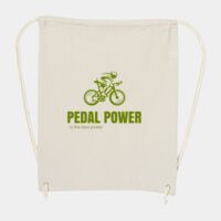 10 Ounce Cotton Canvas Drawstring Backpack Thumbnail