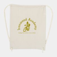 10 Ounce Cotton Canvas Drawstring Backpack Thumbnail