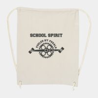 10 Ounce Cotton Canvas Drawstring Backpack Thumbnail